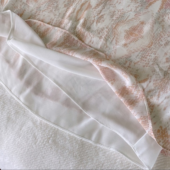 Light Pink Subtle Snakeskin Blouse - Picture 9 of 10